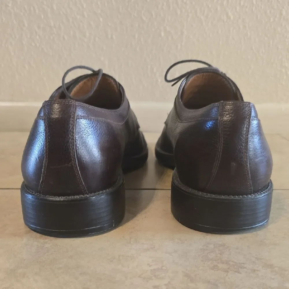 Classic Brown Leather Men's Dress Shoes